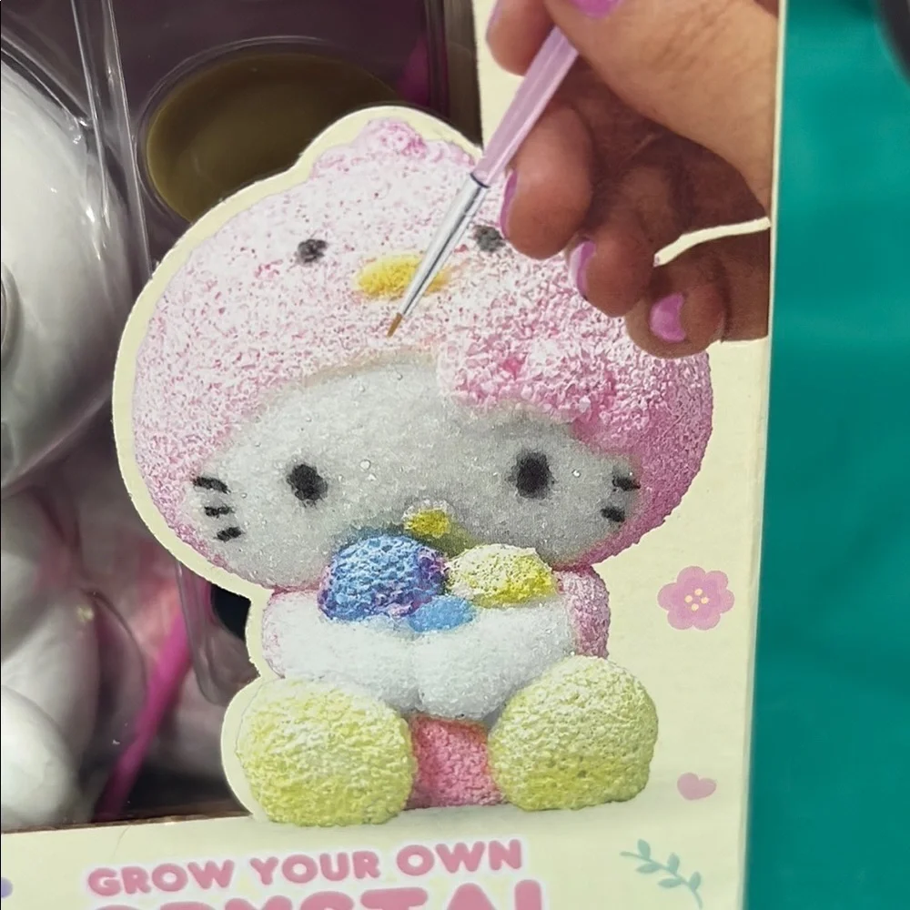 Sanrio Hello Kitty Crystal Craft Kit - Pink and White